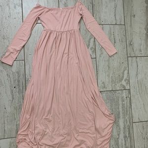 Blush Maternity Dress